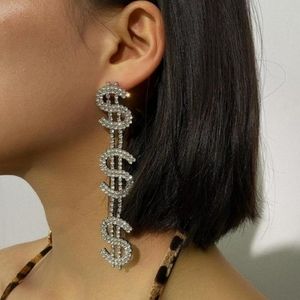 "Paid In Full" Drop Earrings